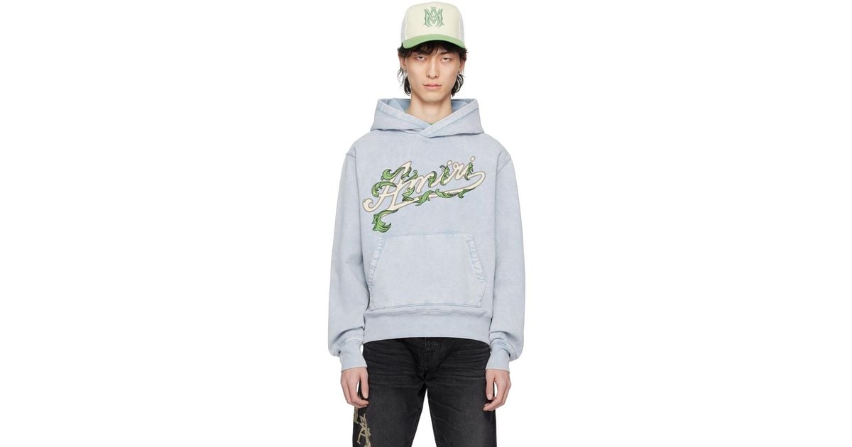 Amiri Filigree Hoodie in Gray for Men | Lyst