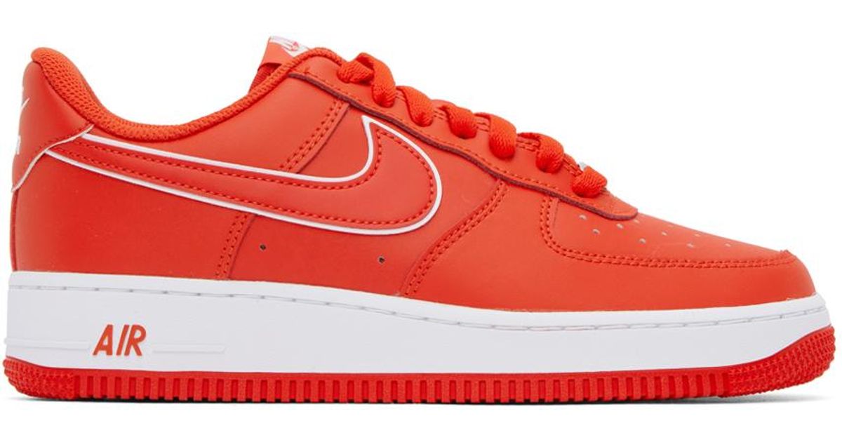 nike air force 07 red