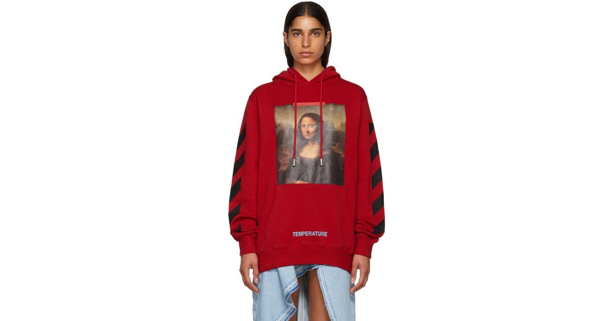 red mona lisa hoodie
