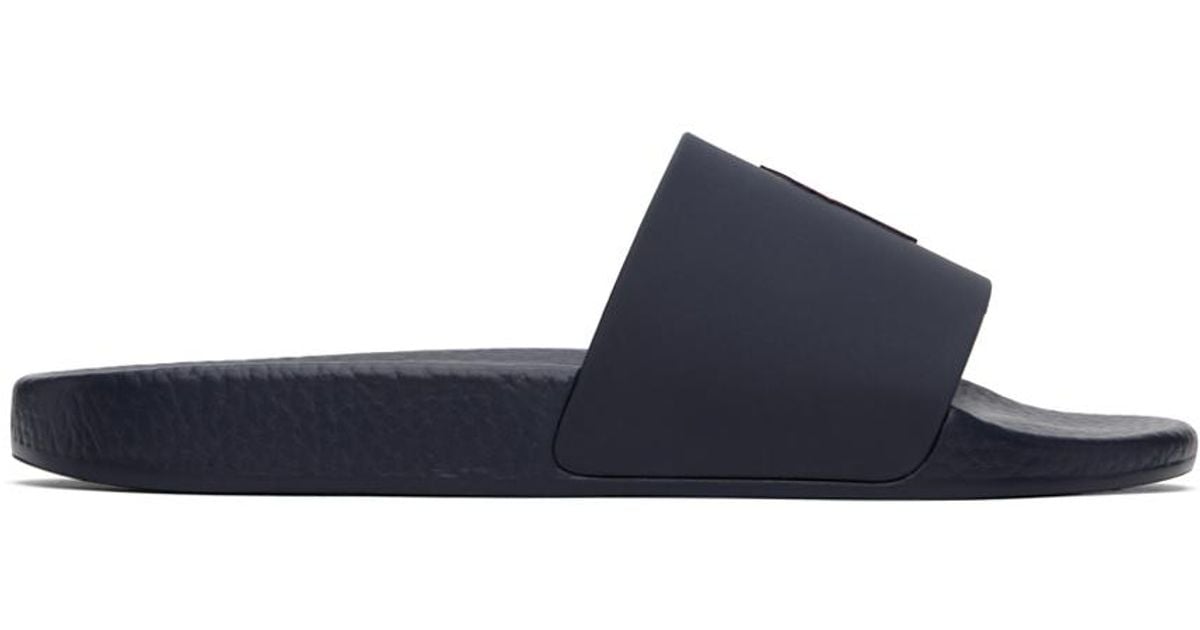 Black polo slides new arrivals