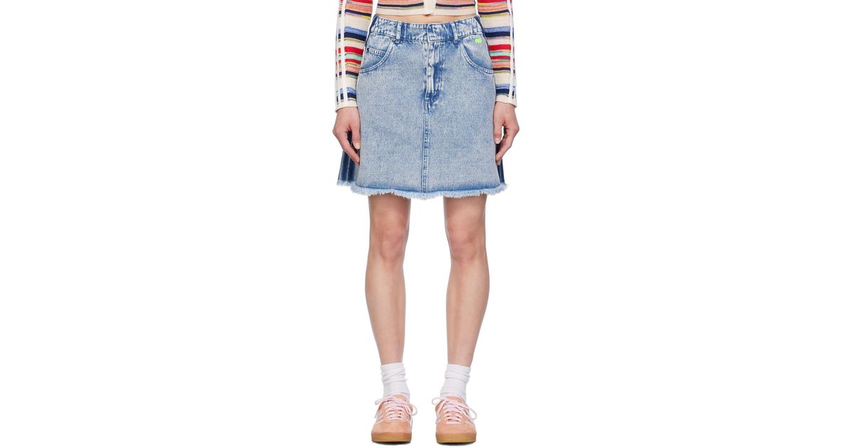 adidas Originals Kseniaschnaider Edition Denim Miniskirt in
