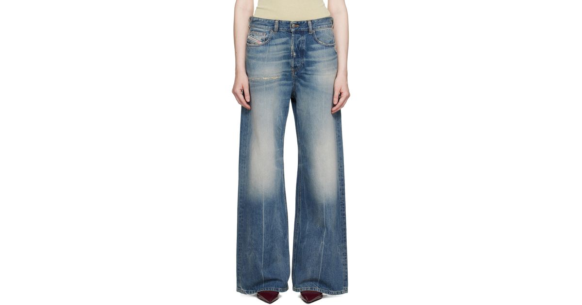 DIESEL Relaxed 1996 D-Sire 09L47 Jeans in Blue | Lyst