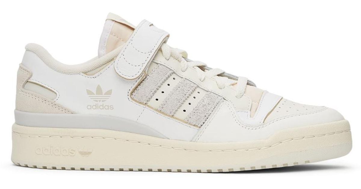 adidas Originals Leather White & Off-white Forum 84 Low Sneakers for ...