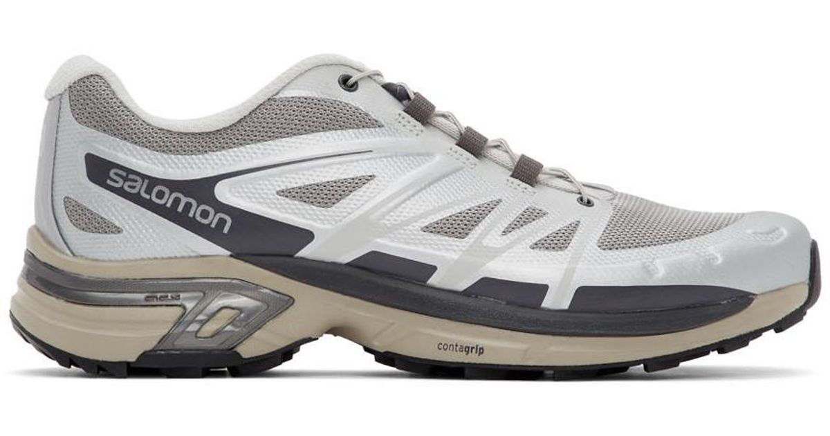 Salomon Silver Limited Edition Xt-wings 2 Adv Sneakers for Men | Lyst