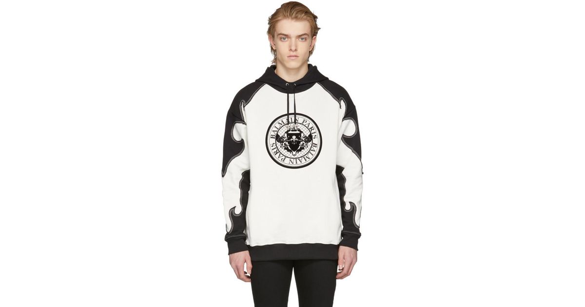 balmain coin sweatshirt