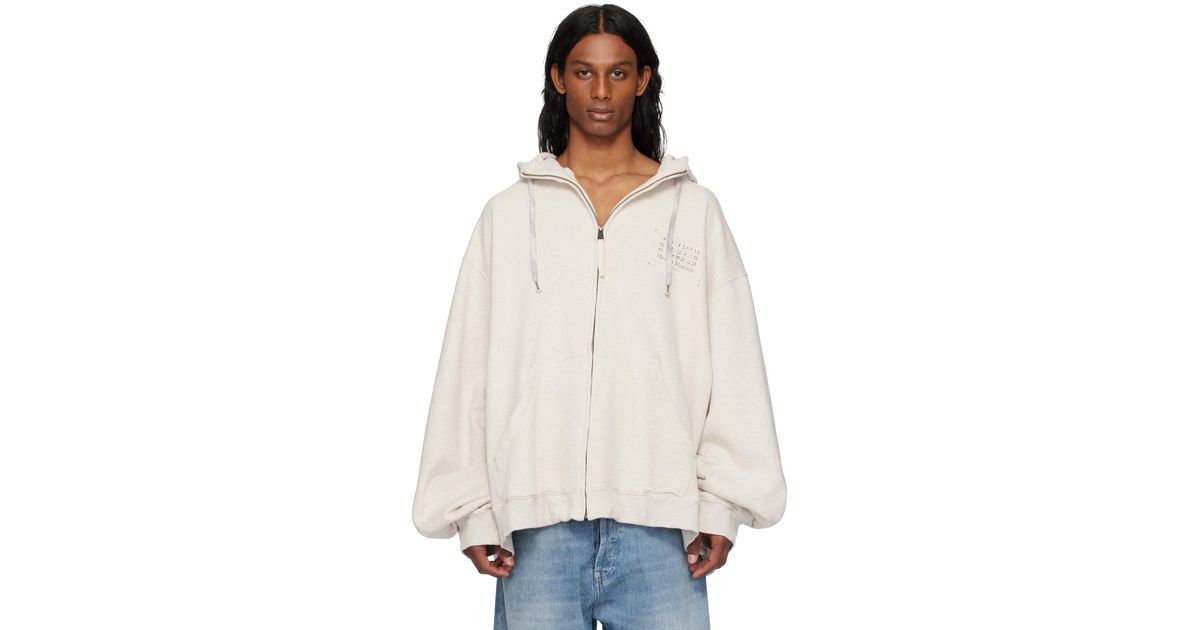 Maison Margiela メゾンマルジェラ / Stamp Logo Zip Hoodie Maison Margiela - Stamp Logo Zip Hoodie | HBX - Globally