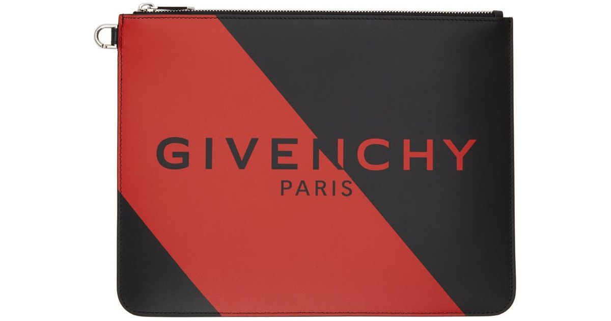 Pochette à glissière Givenchy pour homme en coloris Noir | Lyst