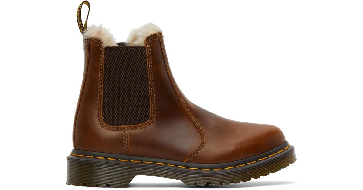 Dr. Martens 2976 Leonore Orleans in Brown | Lyst Australia