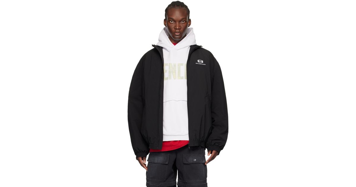 Balenciaga Unity Sports Icon Jacket in Black for Men | Lyst