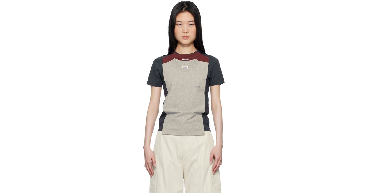 【VETEMENTS】マルチカラー Runway レイヤード フィット Tシャ Vetements マルチカラー レイヤード フィット Tシャツ ブラック