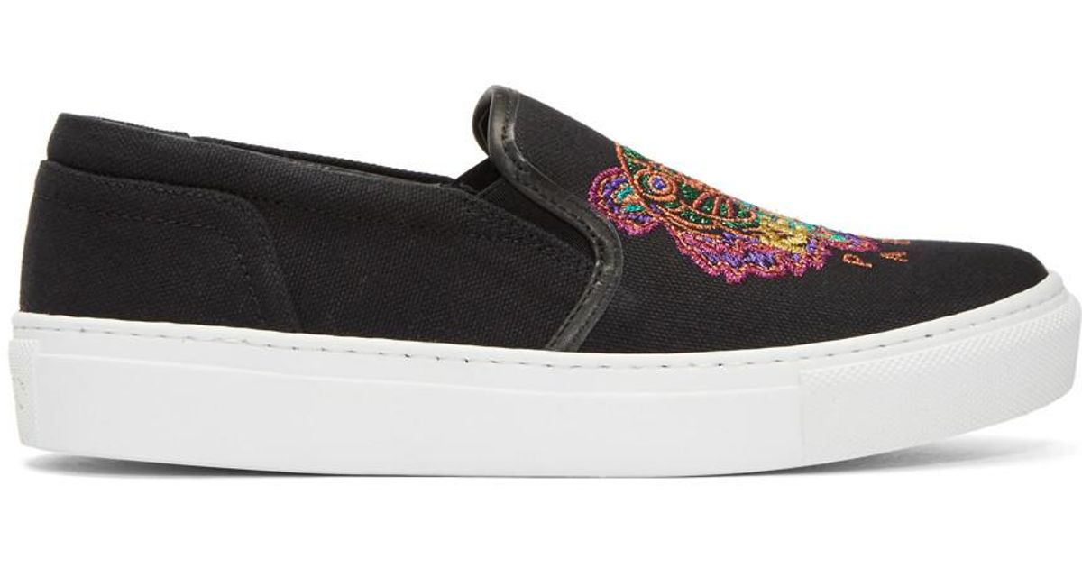 kenzo slip ons womens