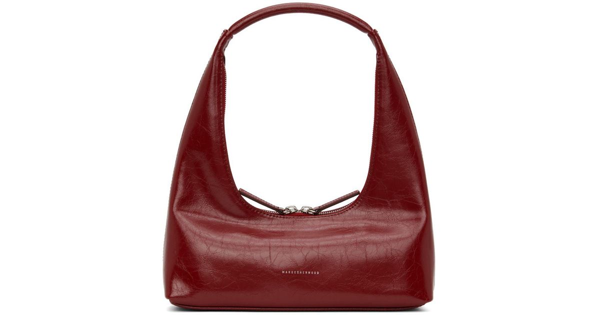 Marge Sherwood Red Crinkle Shoulder Bag | Lyst