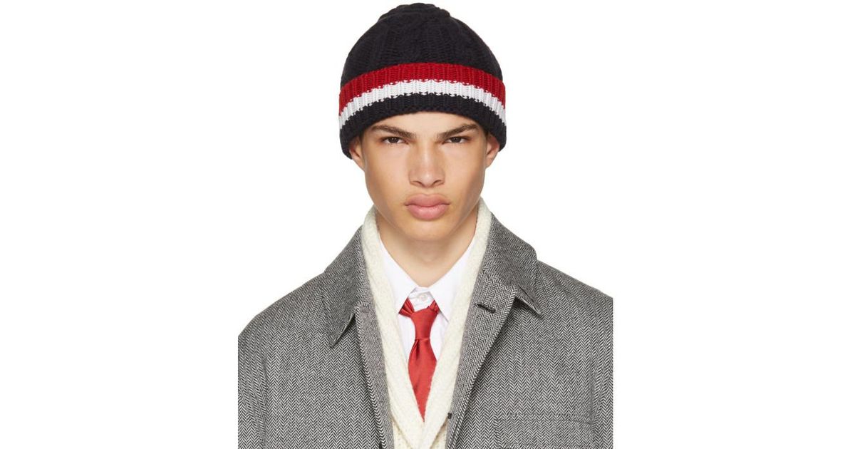 thom browne beanie