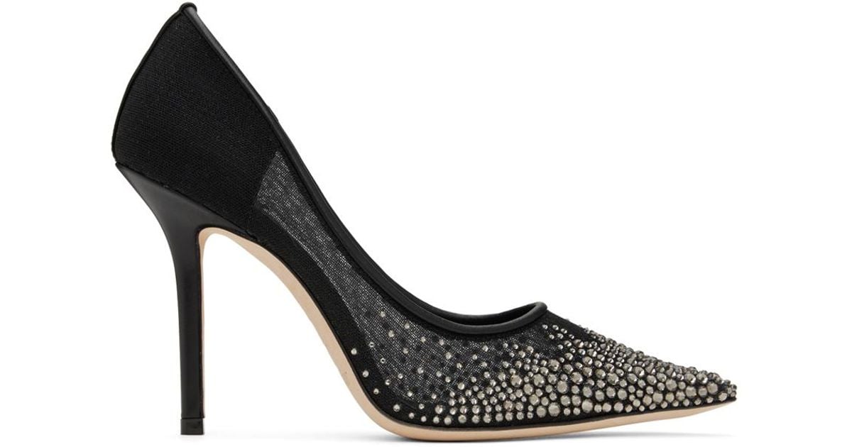 Black crystal pumps deals