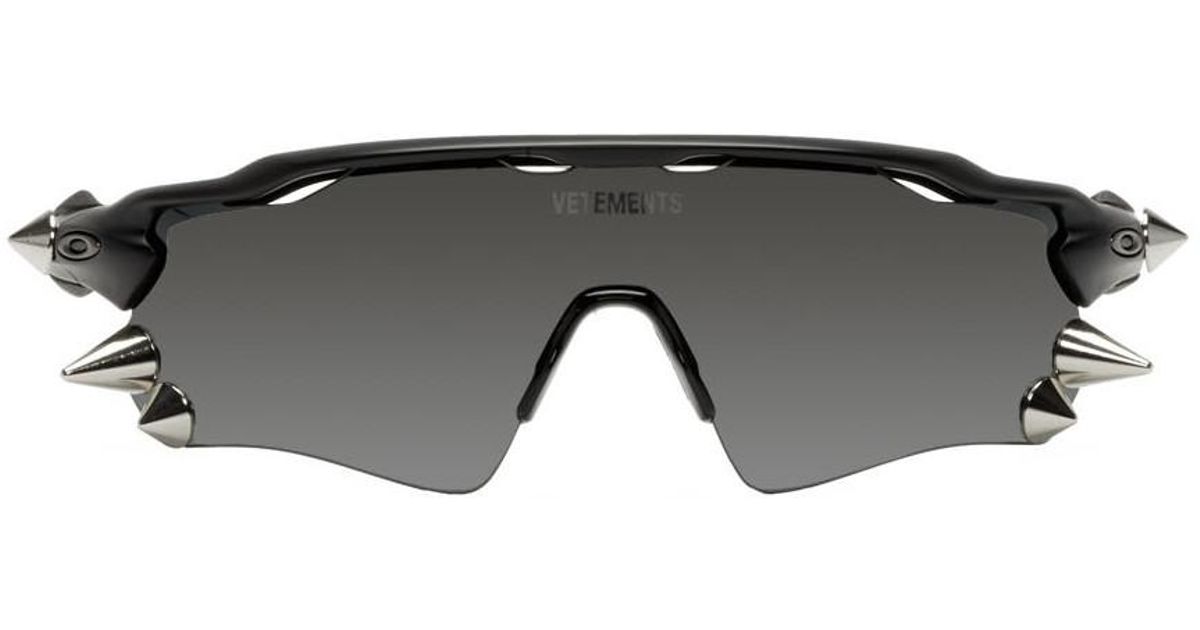Vetements Black Oakley Edition Spikes 200 Radar Ev Sunglasses for Men - Lyst