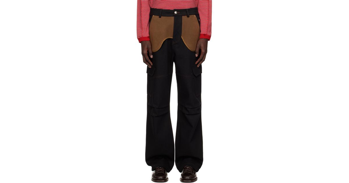 【ANDERSSON BELL】 INSIDE OUT CARGO PANTS INSIDE OUT CARGO PANTS apa785m(BLACK) – Andersson Bell