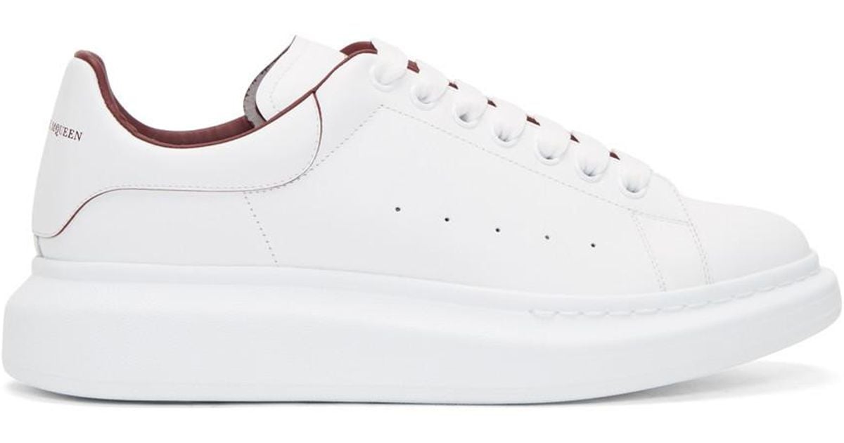 white alexander mcqueen sneakers