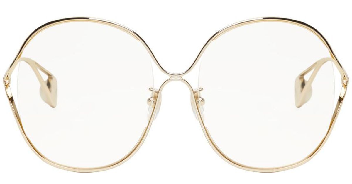 gucci circle glasses