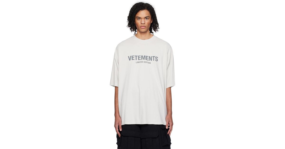 【VETEMENTS】グレー Limited Edition Tシャツ vera vetta | #veravettatişört253 | Instagram