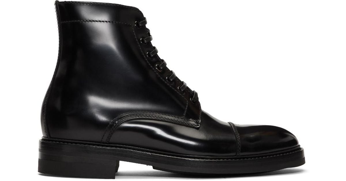 Paul Smith Leather Black Master Boots 
