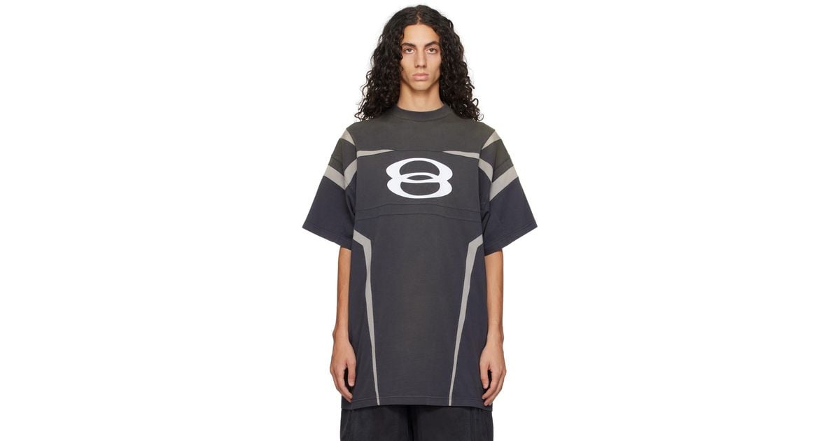 Balenciaga Unity Sports Icon Biker T-Shirt in Black for Men Balenciaga Unity Sports Icon Biker T-Shirt in Black for Men