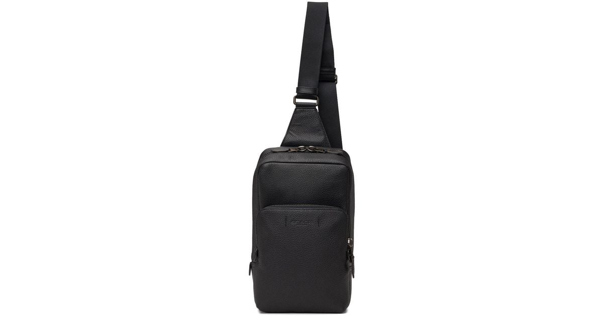 COACH Black Gotham Messenger Bag for Men Lyst