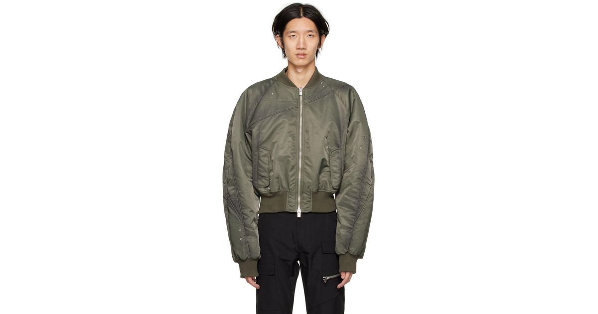 HELIOT EMIL Tranquil Bomber Jacket in Black for Men | Lyst