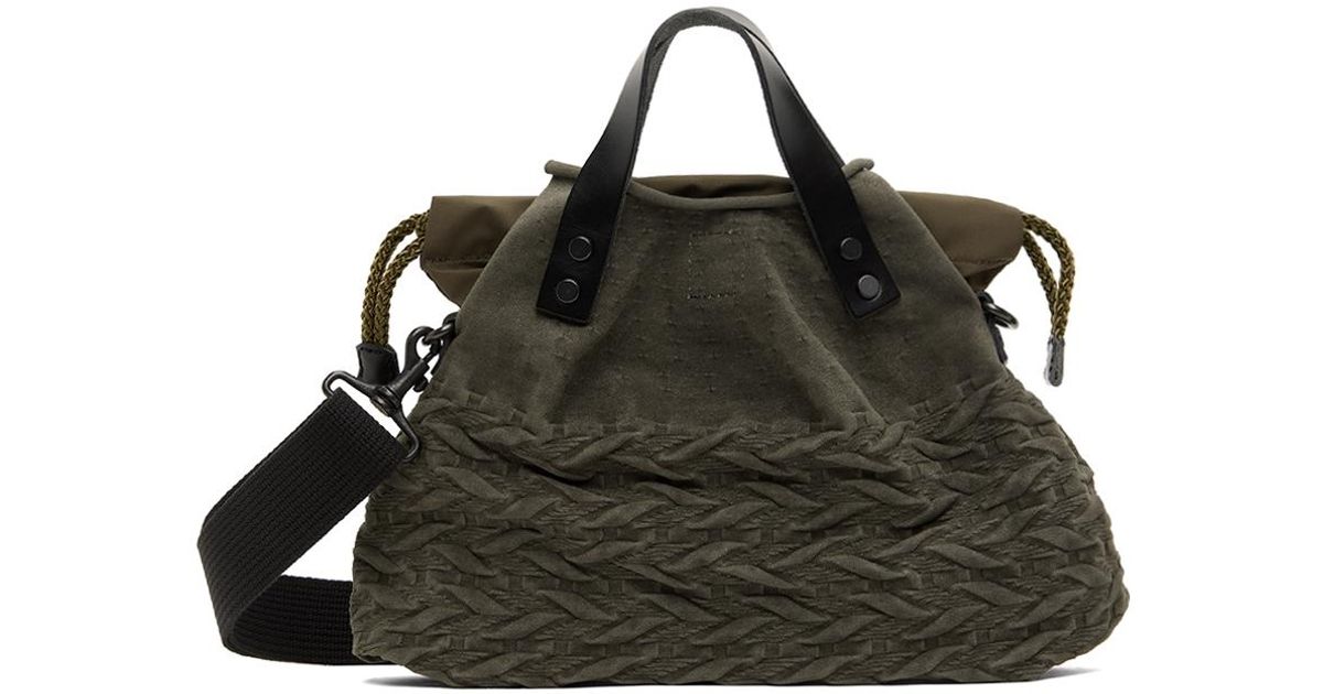 masterpiece Yashiki Edition Knit Messenger Bag in Black for Men Lyst