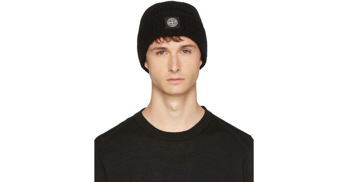 Bonnet stone island noir homme Clearance