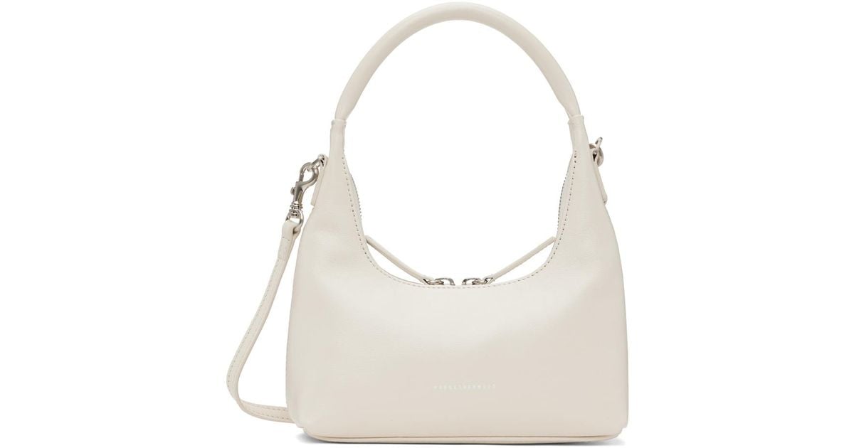 Marge Sherwood Off- Hobo Mini Crinkle Bag in White | Lyst UK
