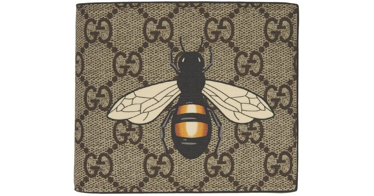 gucci honey bee wallet