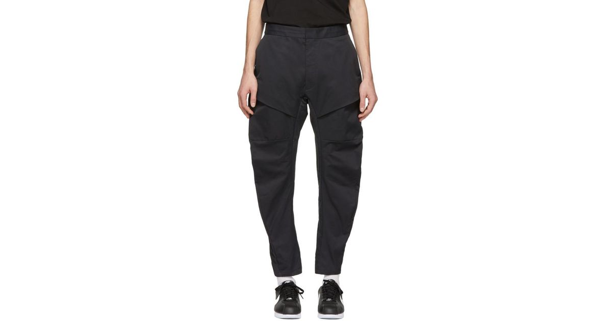 nike tech pack jogger cargo tissé noir