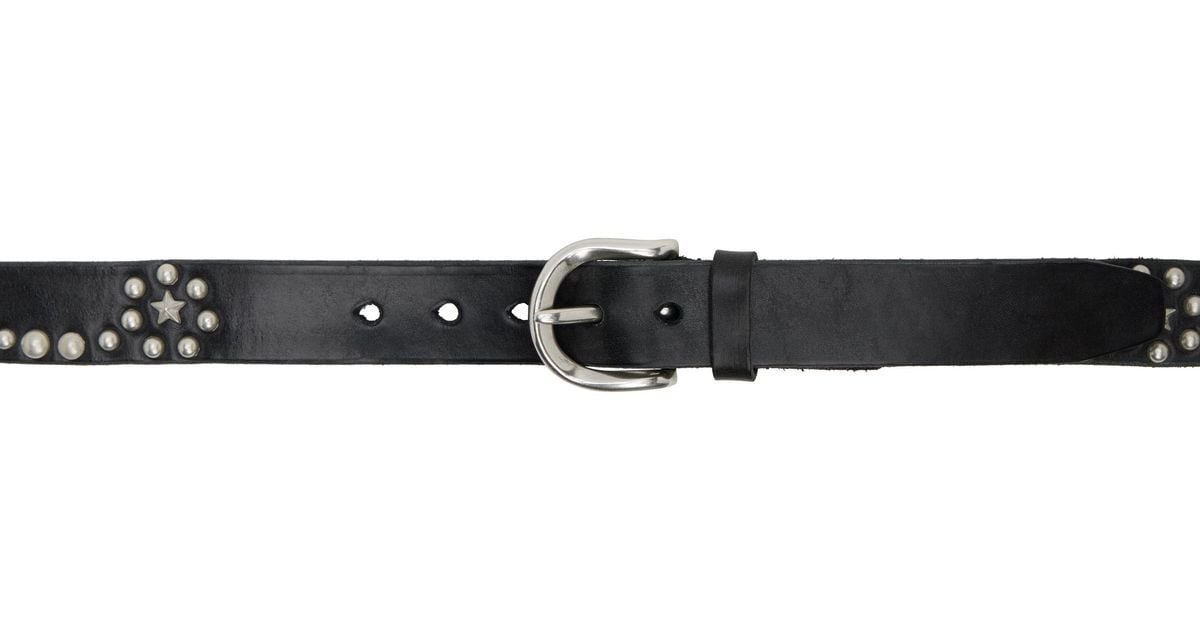 小物 OUR LEGACY - STAR FALL BELT Our Legacy - Star Fall Belt Black Bridle