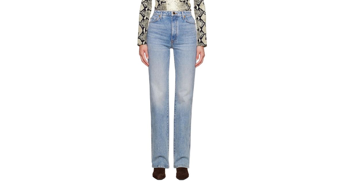 Khaite Blue 'the Danielle' Jeans | Lyst Canada