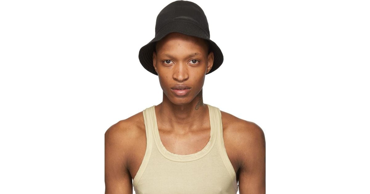 rick owens bucket hat