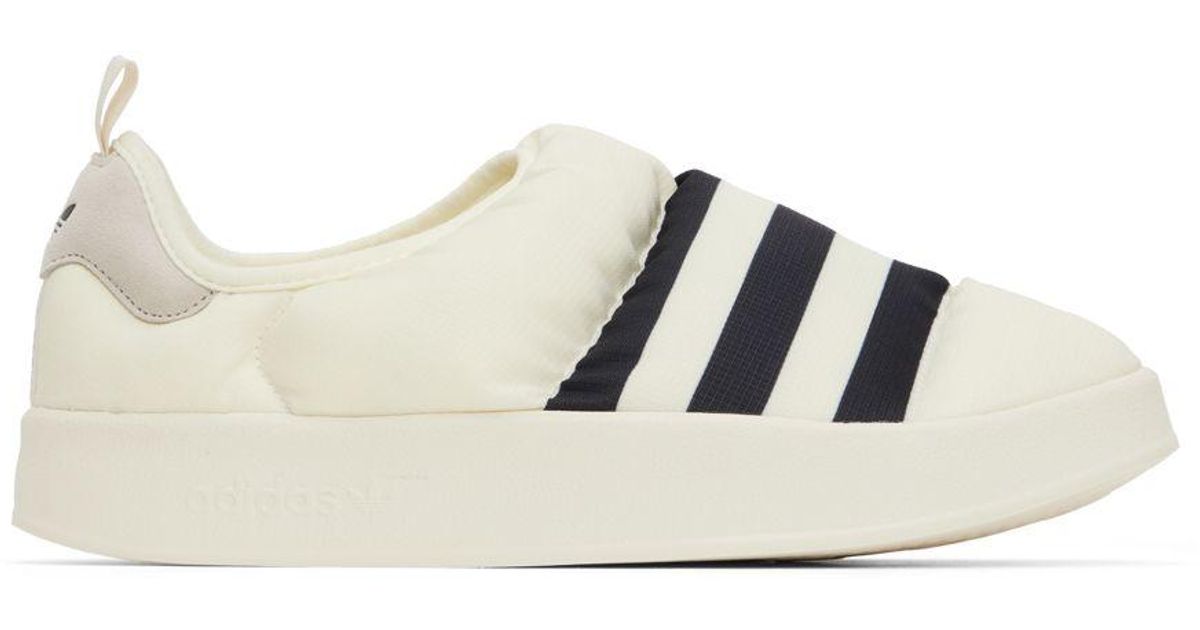 adidas Originals Off-white Puffylette Sneakers in Black for Men | Lyst