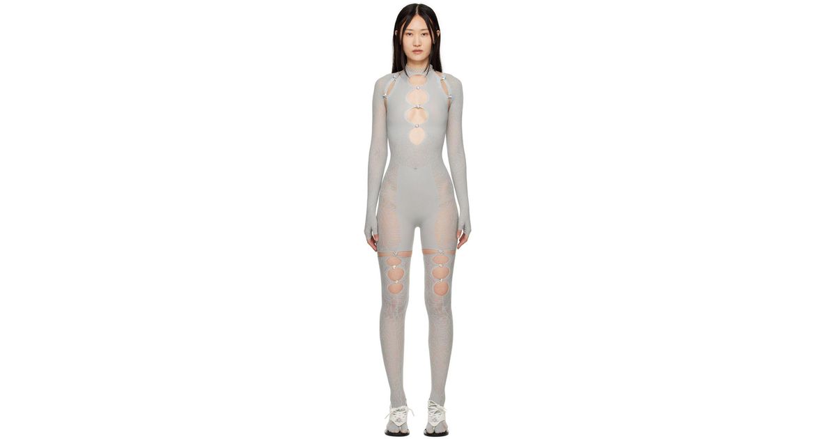 SSENSE Exclusive Taupe Jetta Jumpsuit by Poster Girl on Sale