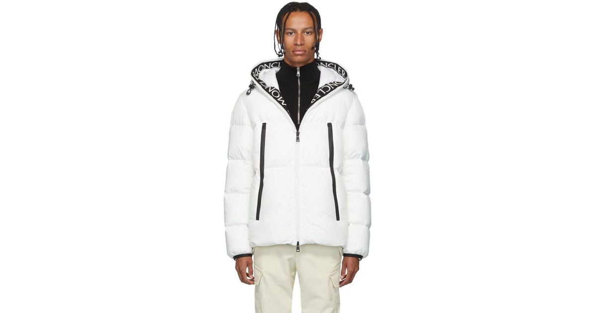 Moncler White Down Montcla Jacket for Men | Lyst