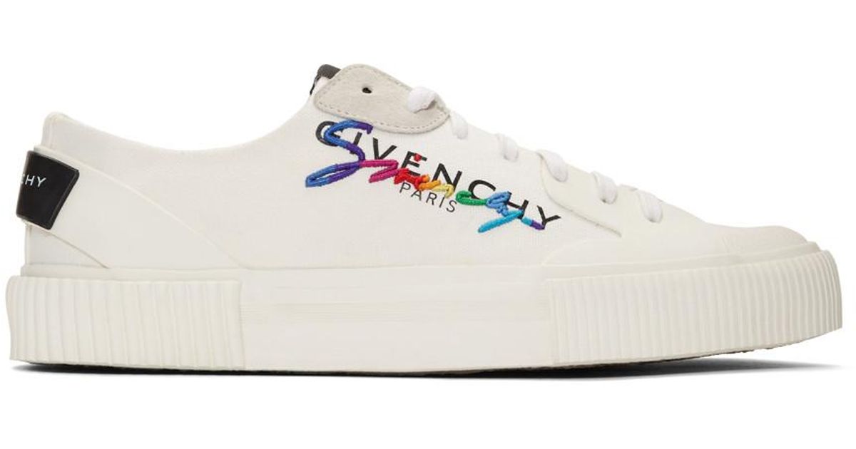 givenchy white tennis shoes