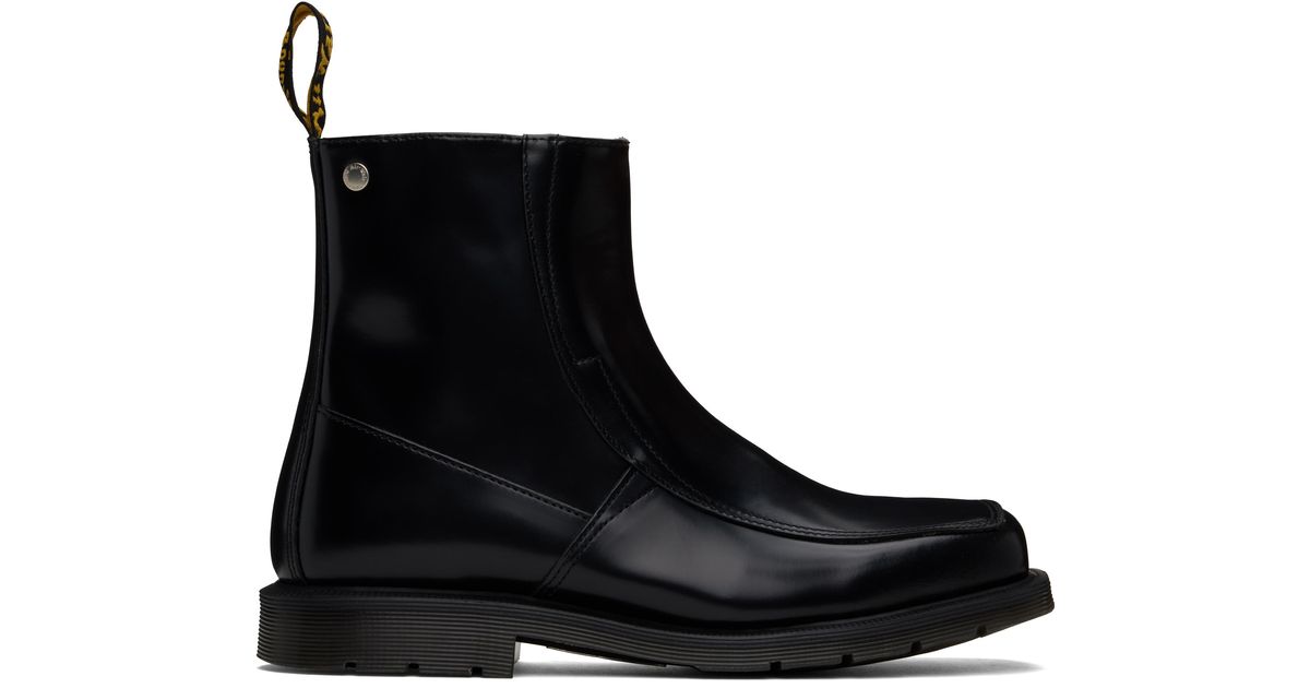 Dr. Martens Durrow Zip Boots in Black for Men | Lyst UK