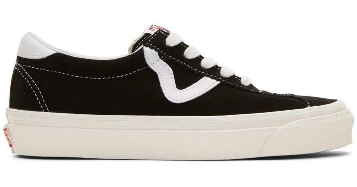 Vans Black Suede Anaheim Factory Style 73 Dx Sneakers Lyst