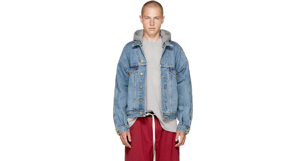 fear of god jeans hoodie