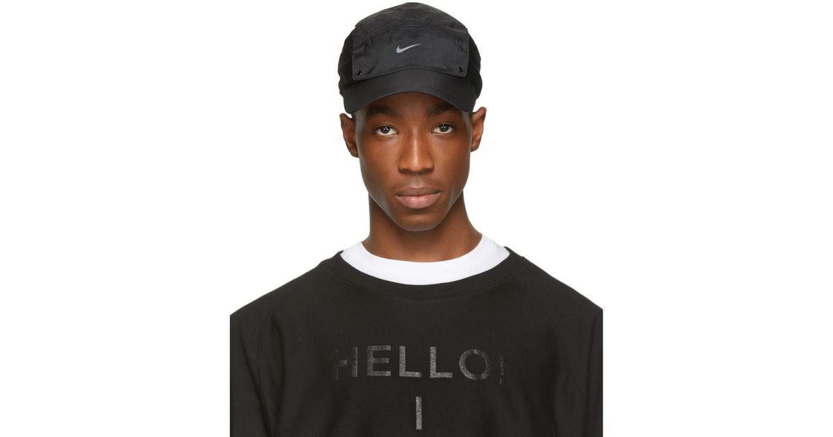 Nike Black A-cold-wall* Edition Onyx Dual Nylon Cap for Men | Lyst