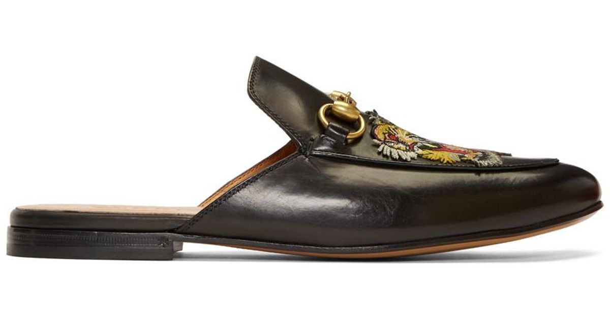 princetown slipper with tiger