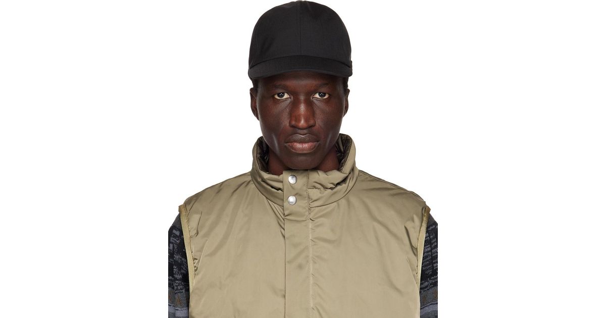 Sacai Black Drawstring Cap for Men | Lyst Sacai Black Drawstring Cap for Men | Lyst