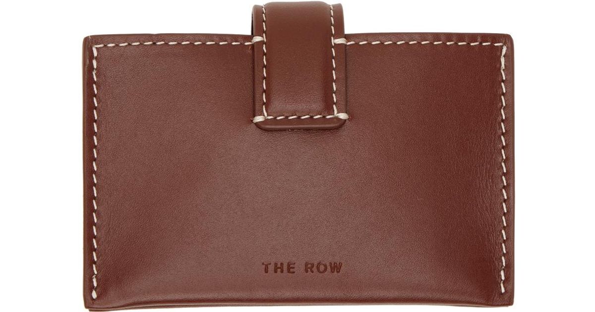 The Row Brown Multi Card Holder Lyst UK