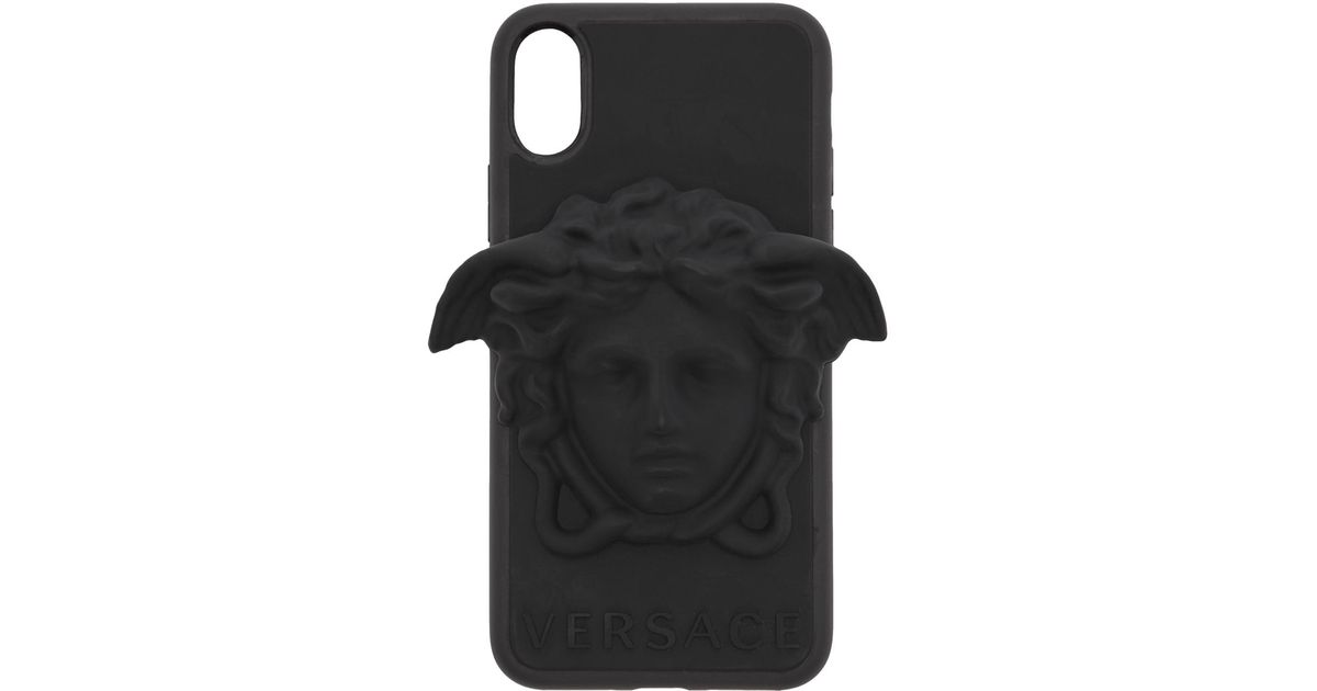 Versace Medusa Iphone X Case in Black for Men Lyst