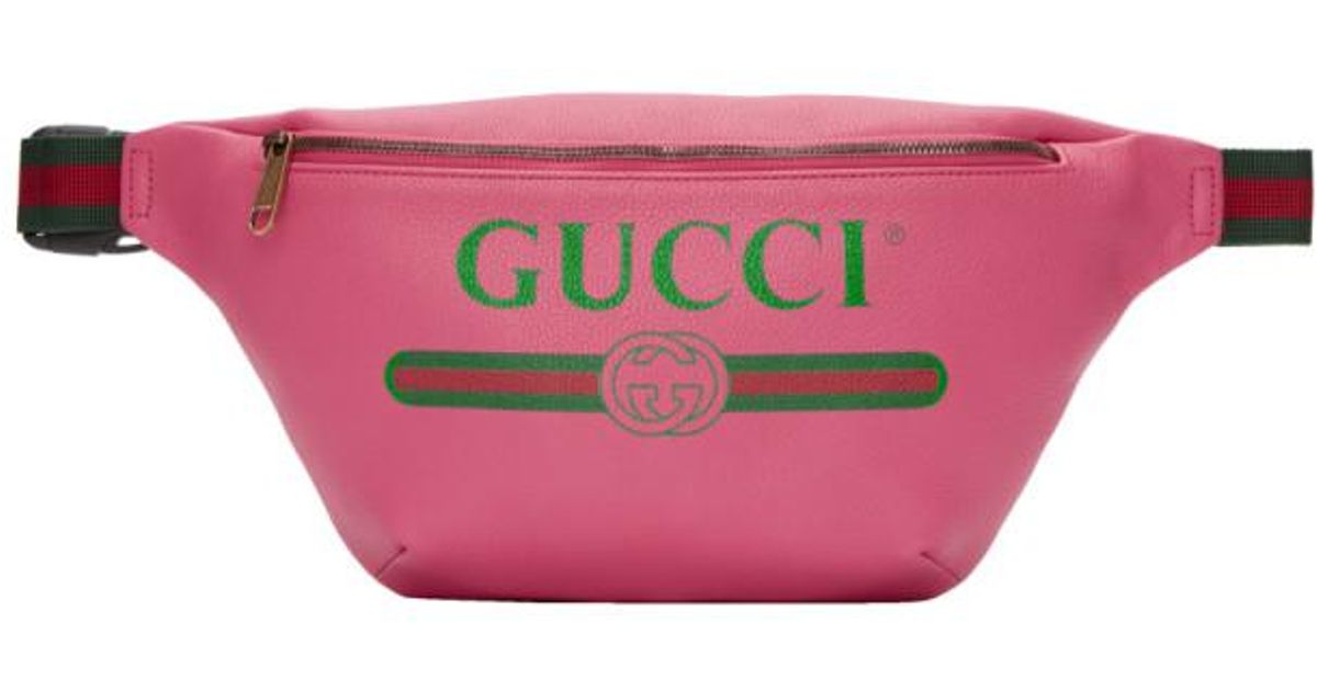 gucci pink fanny pack