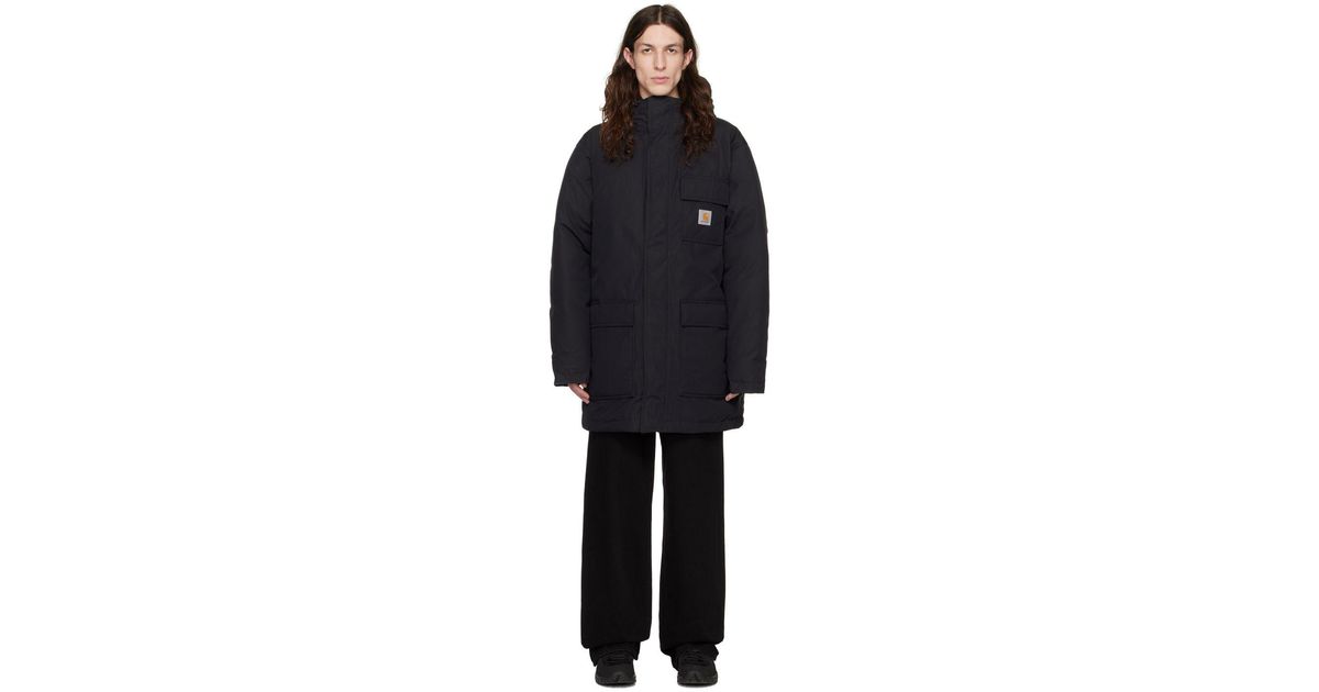 Carhartt WIP Black Siberian Cold Jacket for Men | Lyst