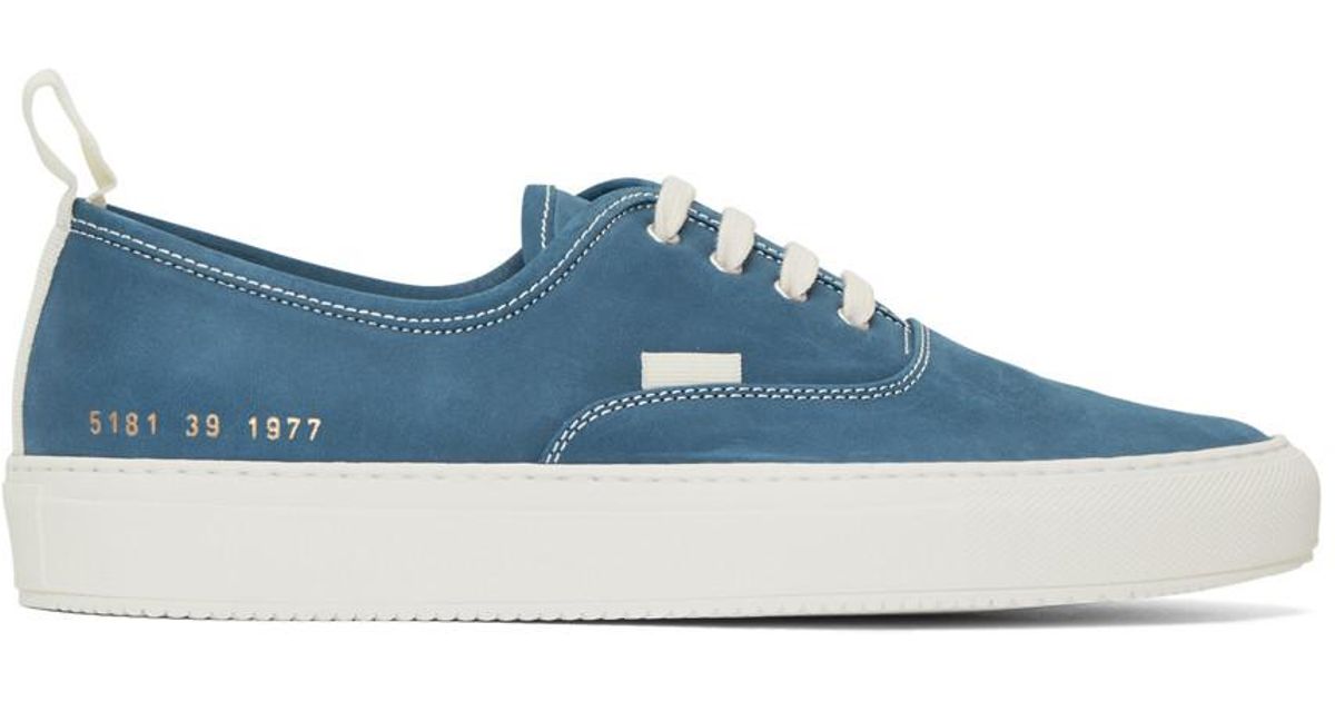 common projects four hole nubuck sneakers